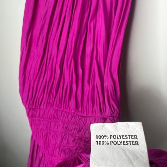 Ramy Brook Paris Magenta Mini Dress Size Large - Picture 5 of 8